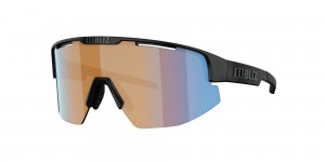 Black / Orange Blue Bliz Matrix Small Sunglasses | IEJAP-4019