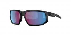 Black / Rose Violet Blue Bliz Arrow Sunglasses | OBMUA-8791
