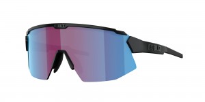 Black / Rose Violet Blue Bliz Breeze Small Sunglasses | NEKGH-6592