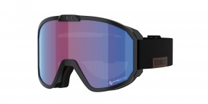 Black - White Logo / Violet/Blue Bliz Rave Ski Goggles | DQJFH-6015