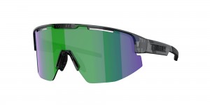 Crystal Black / Brown Green Bliz Matrix Sunglasses | YNVIH-2039