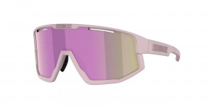 Matte Pink / Brown Mirror Pink Bliz Fusion Small Sunglasses | TFXEH-8104