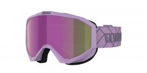 Matte Purple With Dark Purple Logo / Brown Purple Bliz Liner Ski Goggles | GPHFY-1609