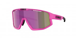 Neon Rose / Brown Purple Bliz Vision Sunglasses | DFXEZ-0859
