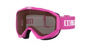 Pink - White Logo / Brown Bliz Liner Jr Ski Goggles | TMPHR-3679