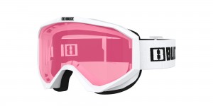White - Black Logo / Pink Bliz Liner Jr Ski Goggles | GZSHK-7294