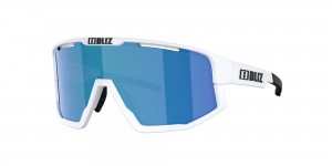 White / Brown Blue Bliz Fusion Small Sunglasses | SPTIQ-1342