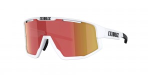 White / Smoke Red Bliz Fusion Sunglasses | CHXDV-1495